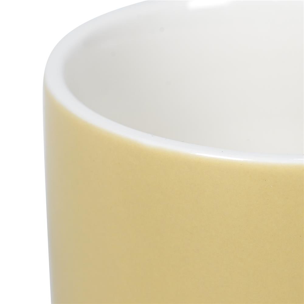 ชุดกาแฟ PORCELAIN 245 มล. KECH TWO TONE สีเหลือง