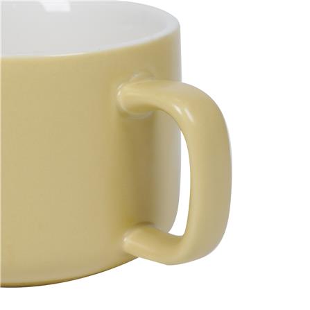 ชุดกาแฟ PORCELAIN 245 มล. KECH TWO TONE สีเหลือง_5