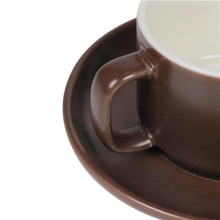 ชุดกาแฟ PORCELAIN 245 มล. KECH TWO TONE สีน้ำตาล_3