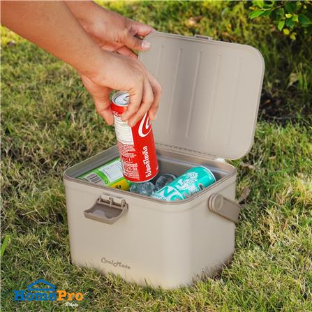 กระติกน้ำแข็ง SPRING COOL MATE CIRCULAR 5 ลิตร สีโทป_5