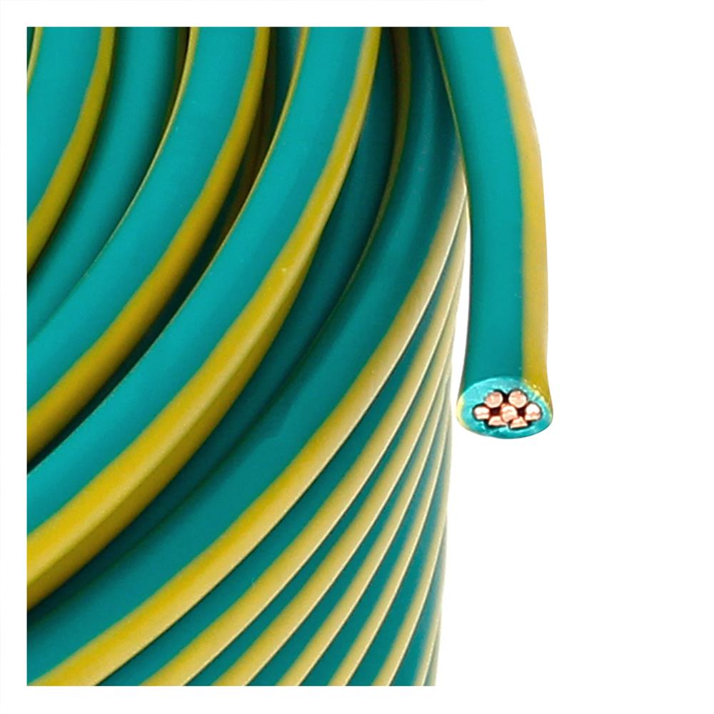 สายไฟ THW IEC01 RANZZ 1x10 ตร.มม. 30 ม. สีเขียว/เหลือง