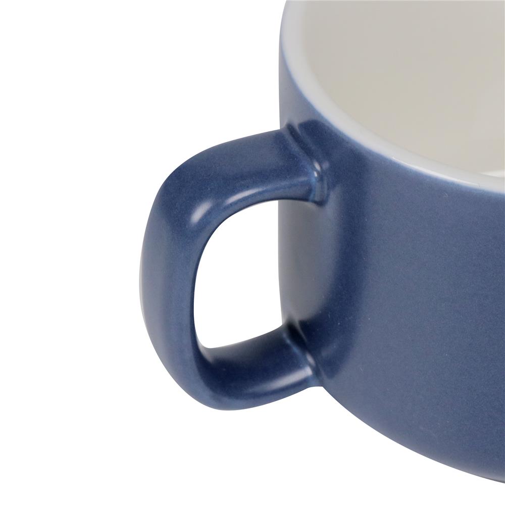 ชุดกาแฟ PORCELAIN 245 มล. KECH TWO TONE สีน้ำเงิน