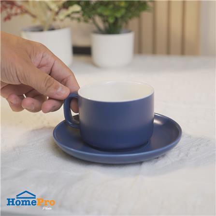 ชุดกาแฟ PORCELAIN 245 มล. KECH TWO TONE สีน้ำเงิน_6