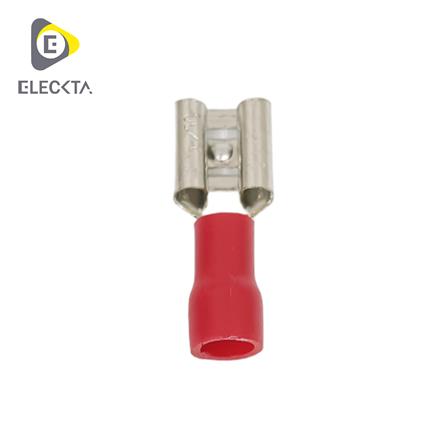 หางปลาเสียบตัวเมีย ELECKTA 0.5-1.5 ตร.มม. สีแดง (แพ็ก 20 ชิ้น)_0