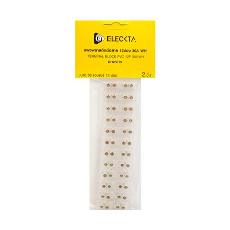 แผงต่อสายพลาสติก 12 ช่อง ELECKTA 16 มม. 30 แอมแปร์_2