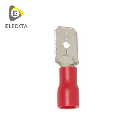 หางปลาเสียบตัวผู้แบน ELECKTA 0.5-1.5 ตร.มม. สีแดง (แพ็ก 20 ชิ้น)_0