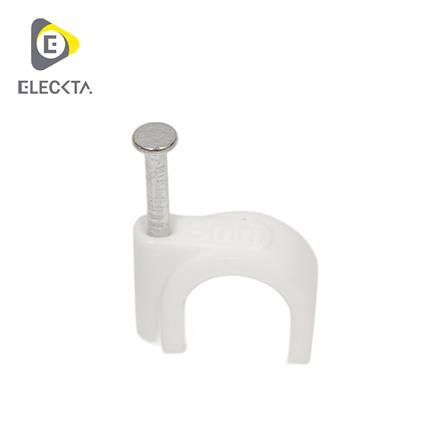 กิ๊บตอกสายไฟ ELECKTA DH2001-9 9 มม. 2x2.5 ตร.มม. สีขาว (แพ็ก 25 ชิ้น)_0