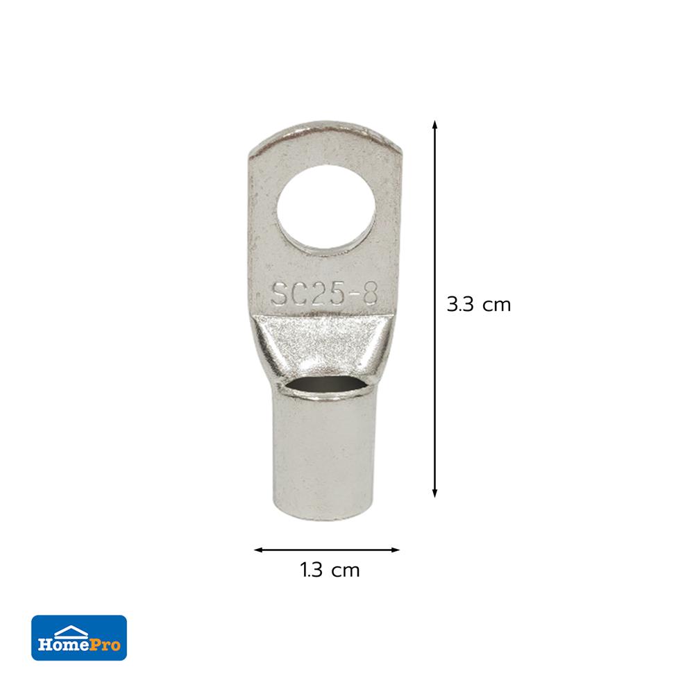 หางปลาหนาทรงยุโรป ELECKTA SC 25-8 25 ตร.มม. (แพ็ก 10 ชิ้น)