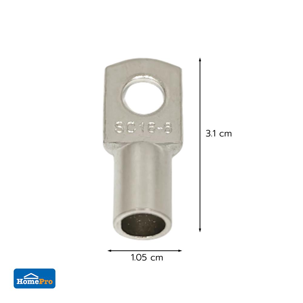 หางปลาหนาทรงยุโรป ELECKTA SC 16-6 16 ตร.มม. (แพ็ก 10 ชิ้น)