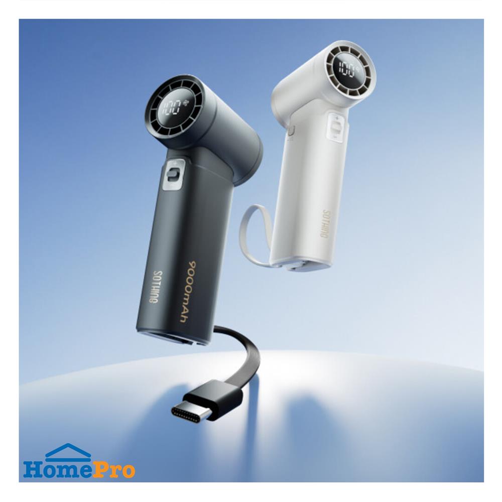 พัดลมพกพา 1 นิ้ว SOTHING ENGINE POWER สีเทา