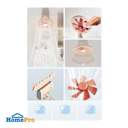 พัดลมพกพา 6 นิ้ว SOTHING FOREST PRO สีขาว_5