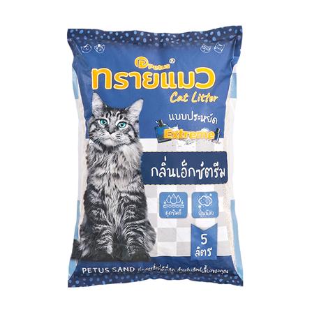 ทรายแมวเบนโทไนท์ PETUS กลิ่นเอ็กซ์ตรีม 5 ลิตร_0