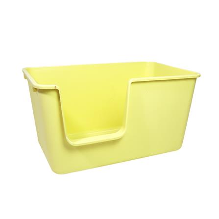 กระบะทรายแมว PETUS 52x29 ซม. สีเหลือง_0