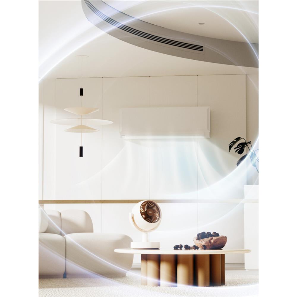 พัดลมพกพา 5.5 นิ้ว SOTHING SWIRL สีขาว