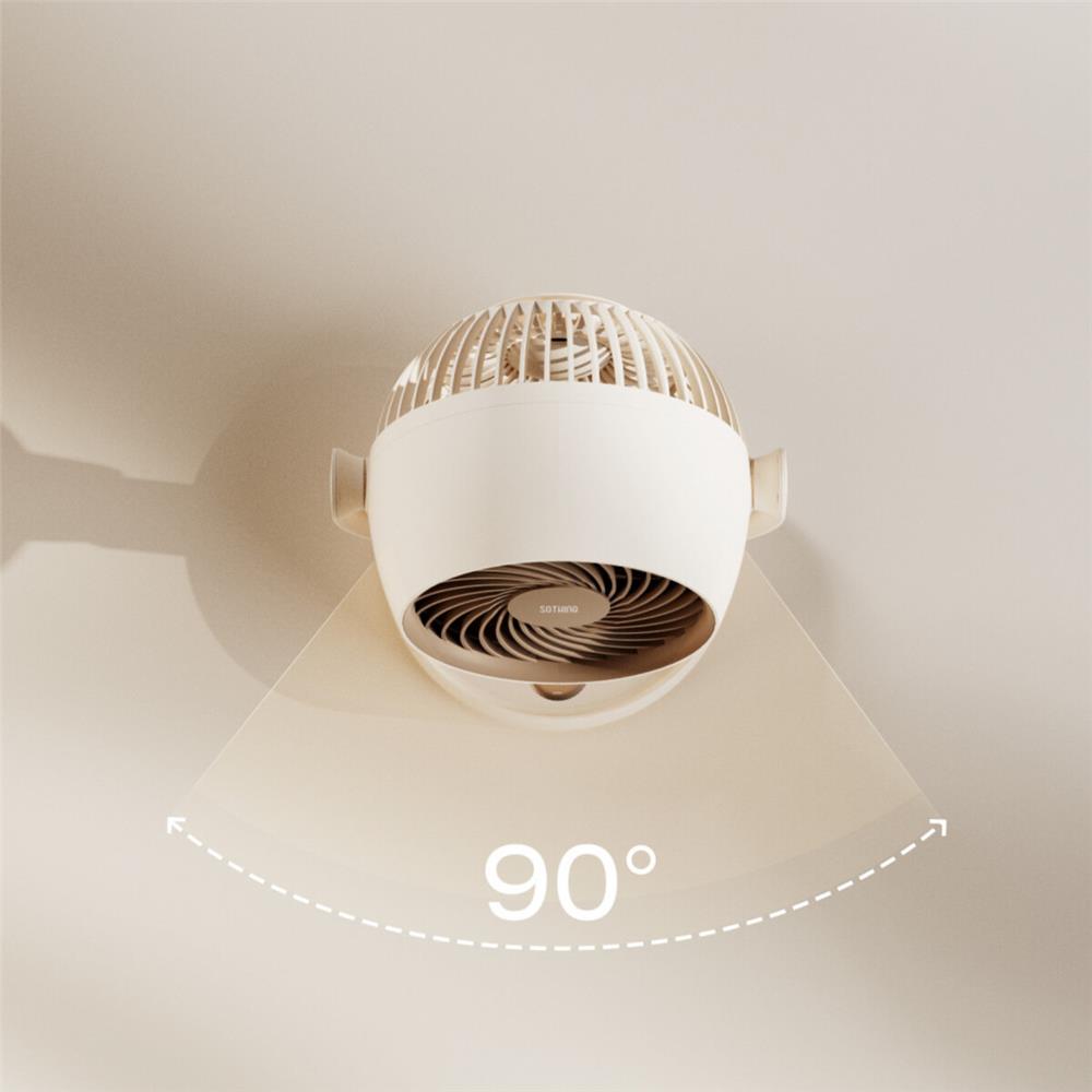 พัดลมพกพา 5.5 นิ้ว SOTHING SWIRL สีขาว