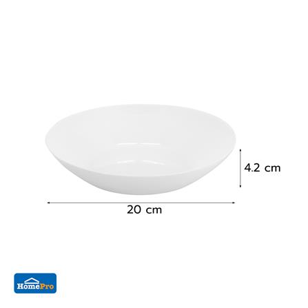 จานลึก OPAL GLASS 8 นิ้ว KECH AURA KLEAR_5