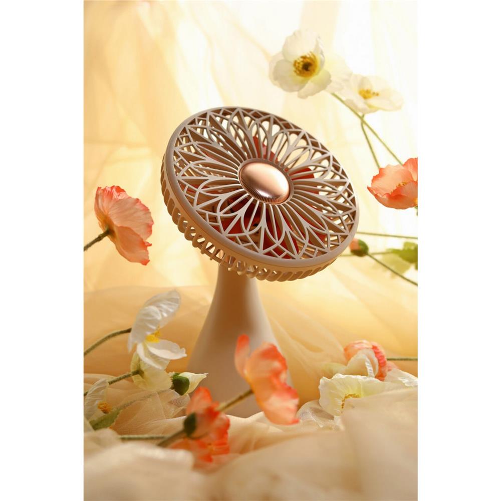 พัดลมพกพา 6 นิ้ว SOTHING BRIDAL BOUQUET สีขาว