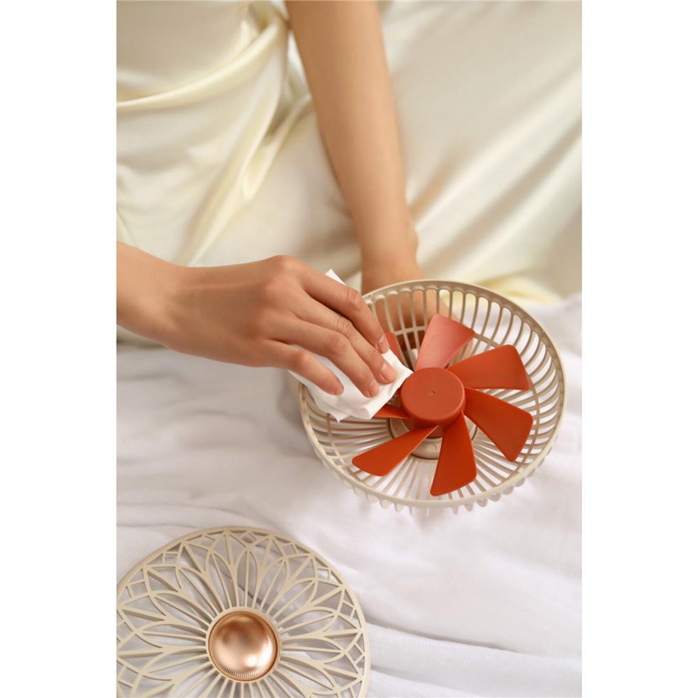 พัดลมพกพา 6 นิ้ว SOTHING BRIDAL BOUQUET สีขาว