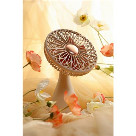 พัดลมพกพา 6 นิ้ว SOTHING BRIDAL BOUQUET สีขาว_2