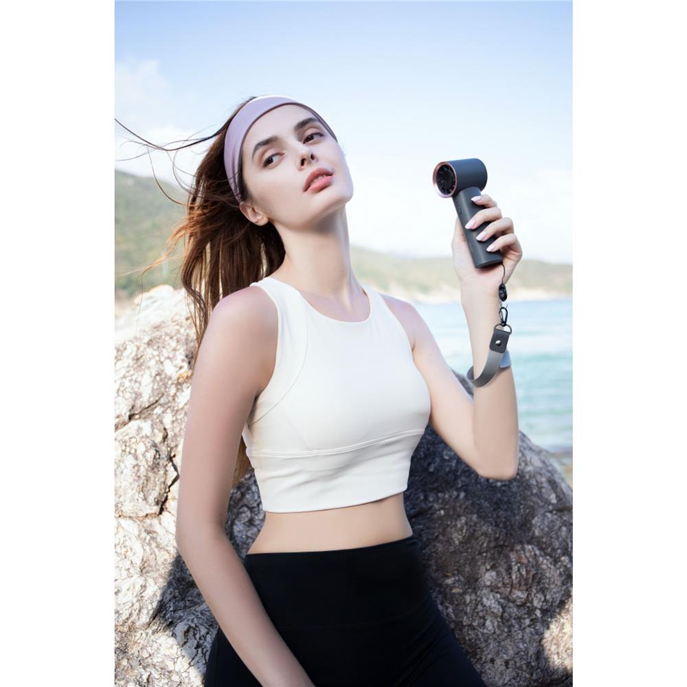 พัดลมพกพา 3.3 นิ้ว SOTHING HANDHELD ENGINE สีเทา