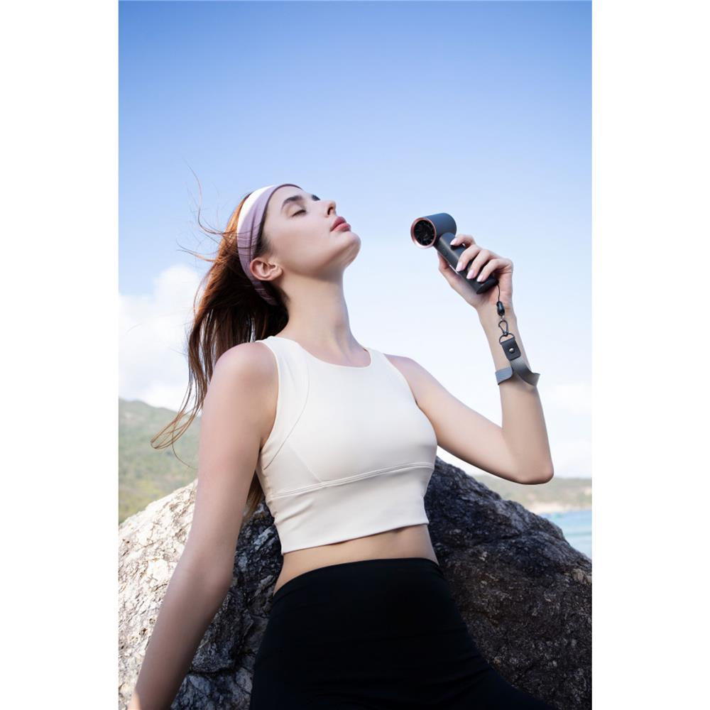 พัดลมพกพา 3.3 นิ้ว SOTHING HANDHELD ENGINE สีเทา