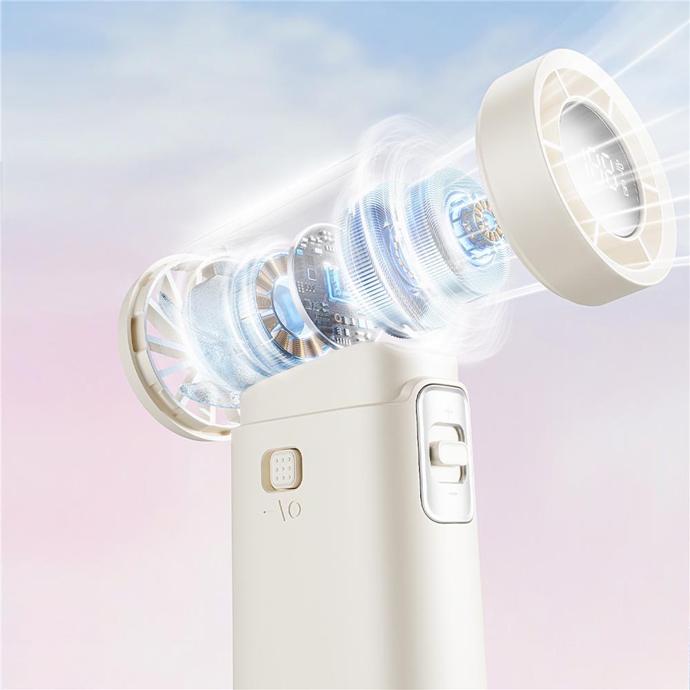 พัดลมพกพา 1 นิ้ว SOTHING HANDHELD ENGINE SLIM สีขาว
