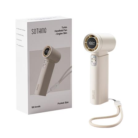 พัดลมพกพา 1 นิ้ว SOTHING HANDHELD ENGINE SLIM สีขาว_5