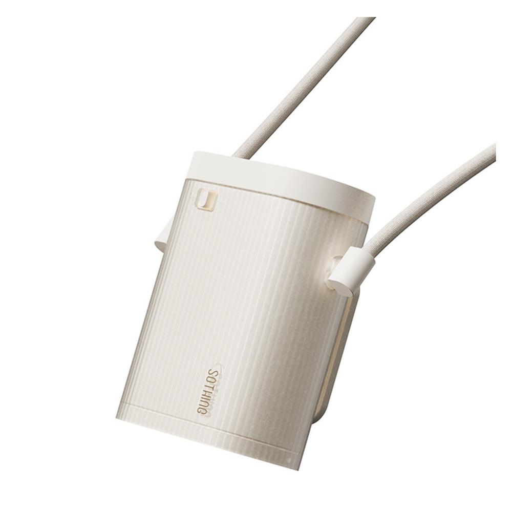 พัดลมพกพา 1 นิ้ว SOTHING HANGING NECK สีขาว