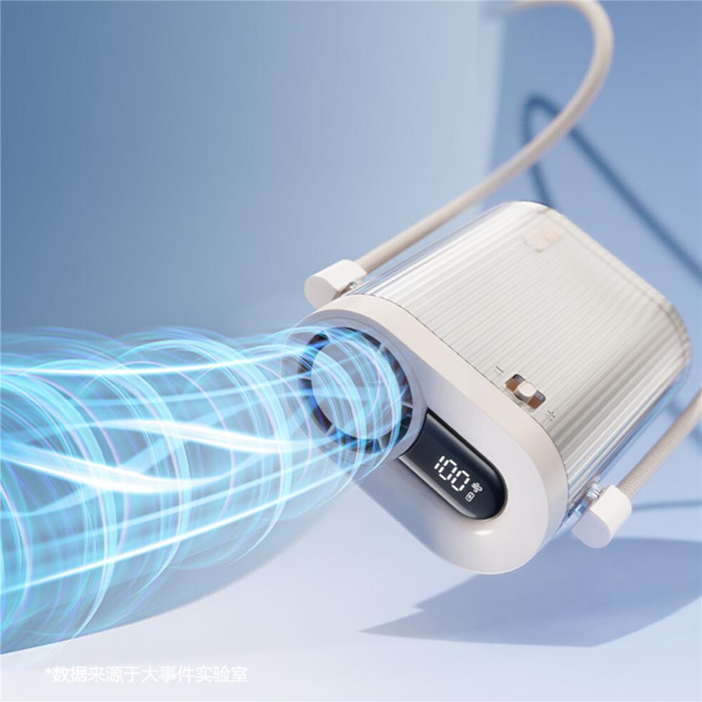 พัดลมพกพา 1 นิ้ว SOTHING HANGING NECK สีขาว