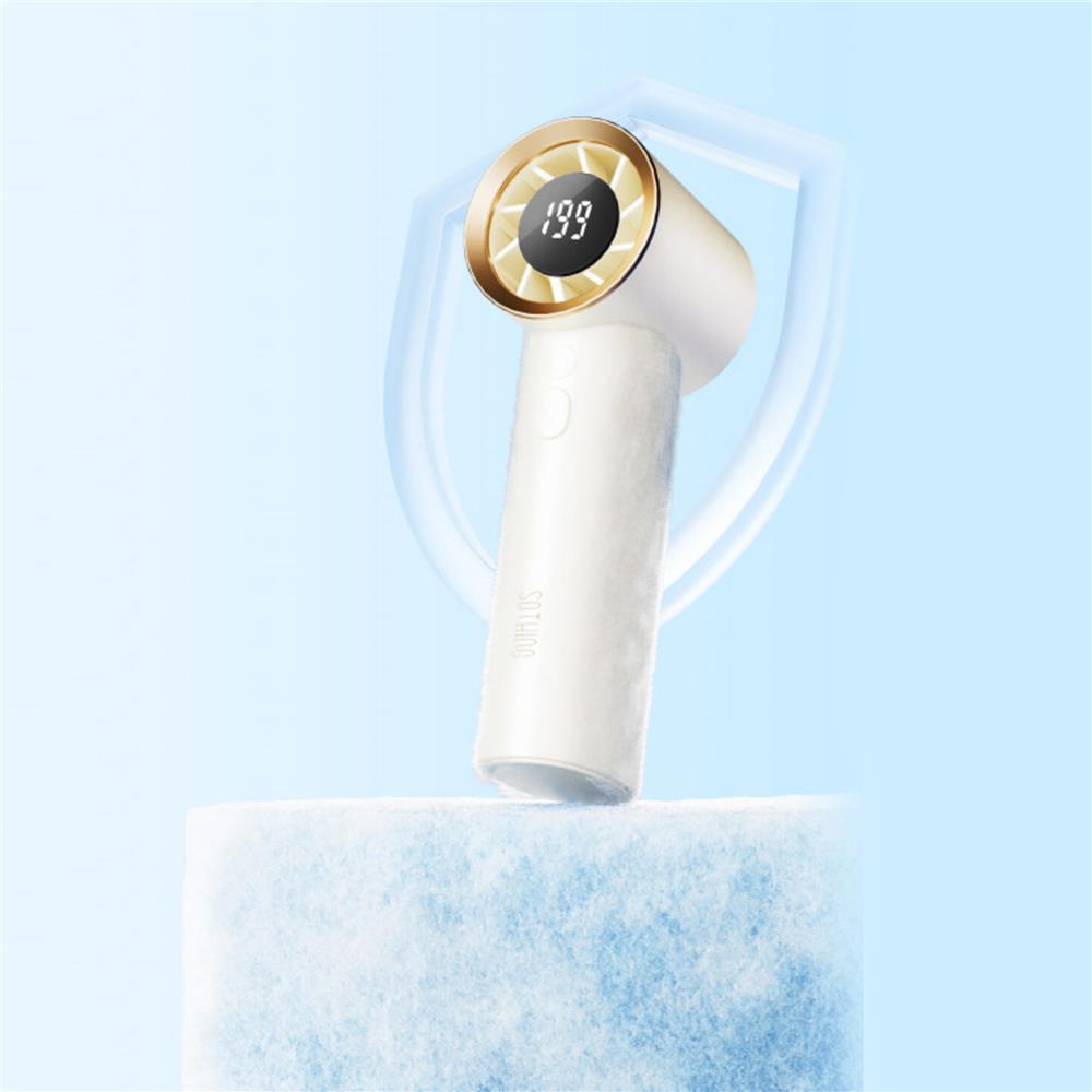 พัดลมพกพา 3.3 นิ้ว SOTHING HANDHELD ENGINE สีขาว