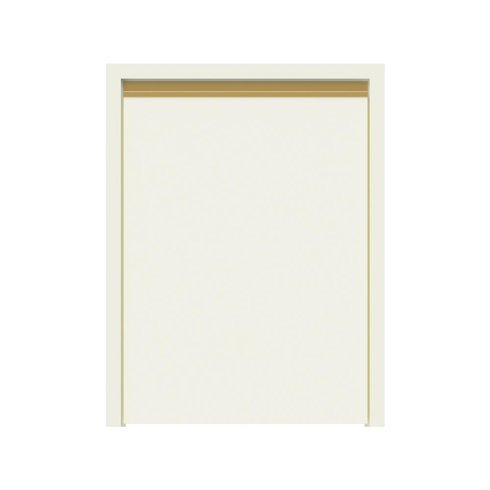 บานถังแก๊สเรียบ JUPITER JUVENTAS 57x74 ซม. สีขาว