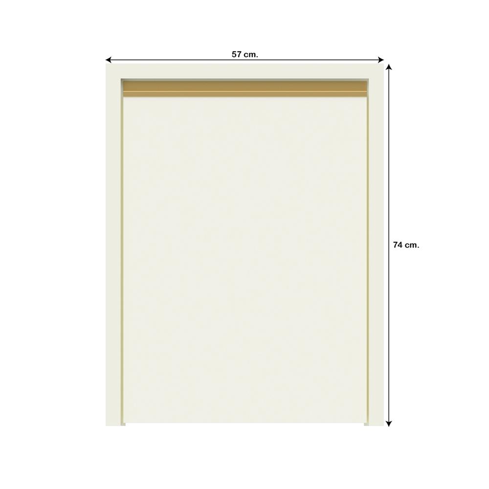 บานถังแก๊สเรียบ JUPITER JUVENTAS 57x74 ซม. สีขาว