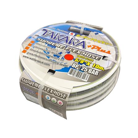 สายยางม้วน PVC+POLYESTER TAKARA PLUS 5/8 นิ้วX10 ม. สีเทา_1