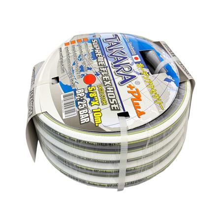 สายยางม้วน PVC+POLYESTER TAKARA PLUS 5/8 นิ้วX10 ม. สีเทา_2