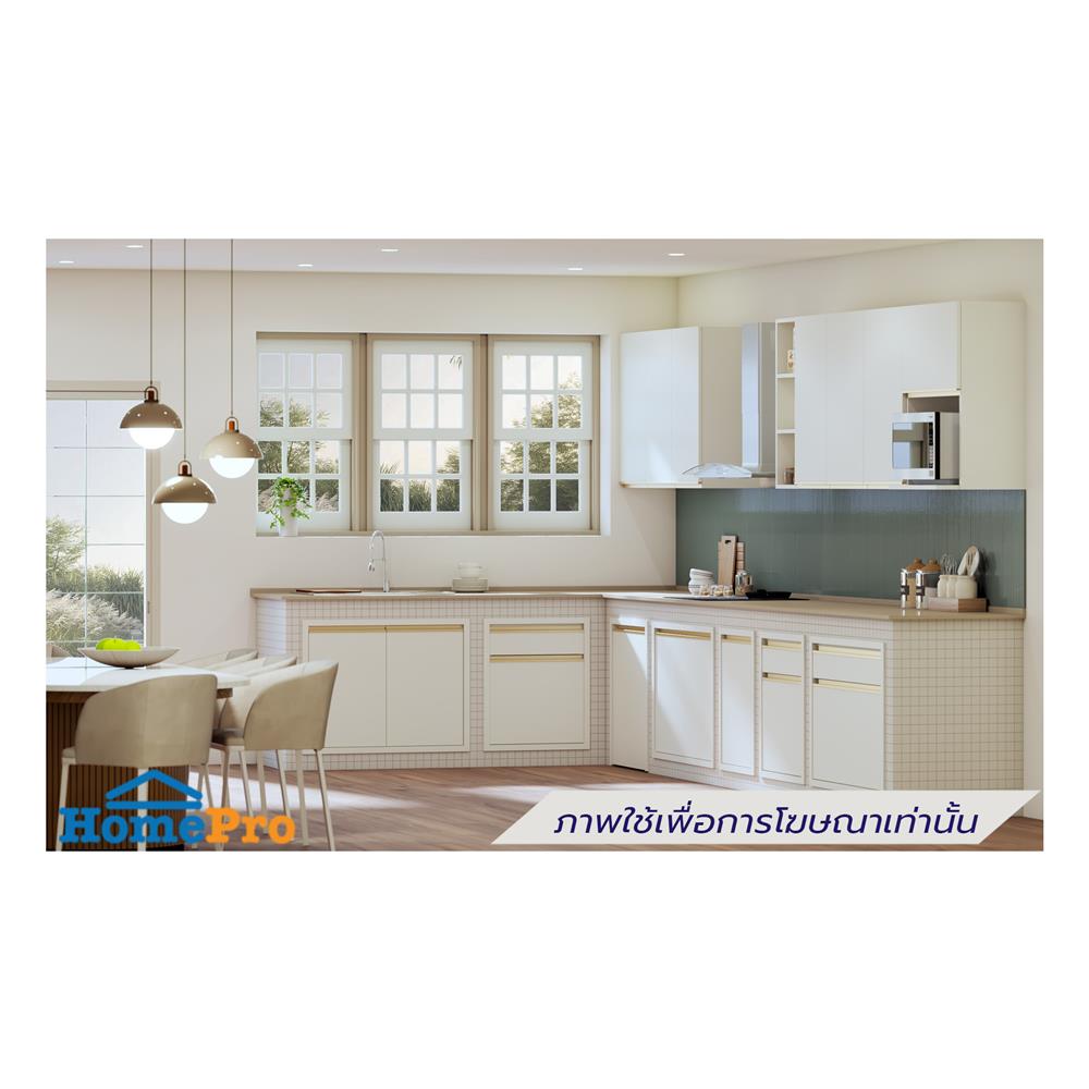 ตู้แขวนคู่เรียบ JUPITER JUVENTAS 80x60 ซม. สีขาว