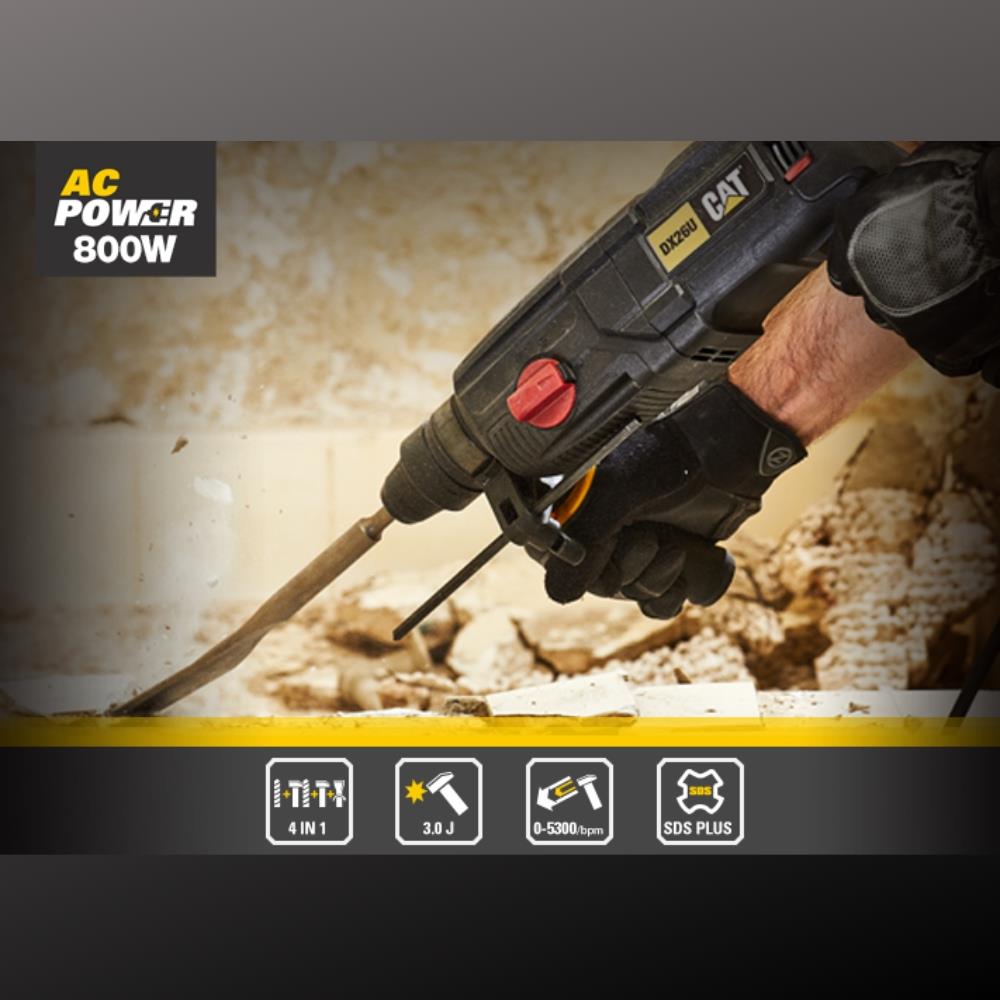 สว่านโรตารี่ CAT DX26 800 วัตต์