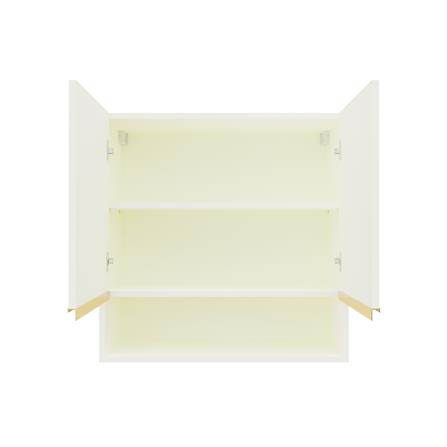 ตู้แขวนคู่เรียบช่องโล่ง D2 JUPITER JUVENTAS 80x80 ซม. สีขาว_2