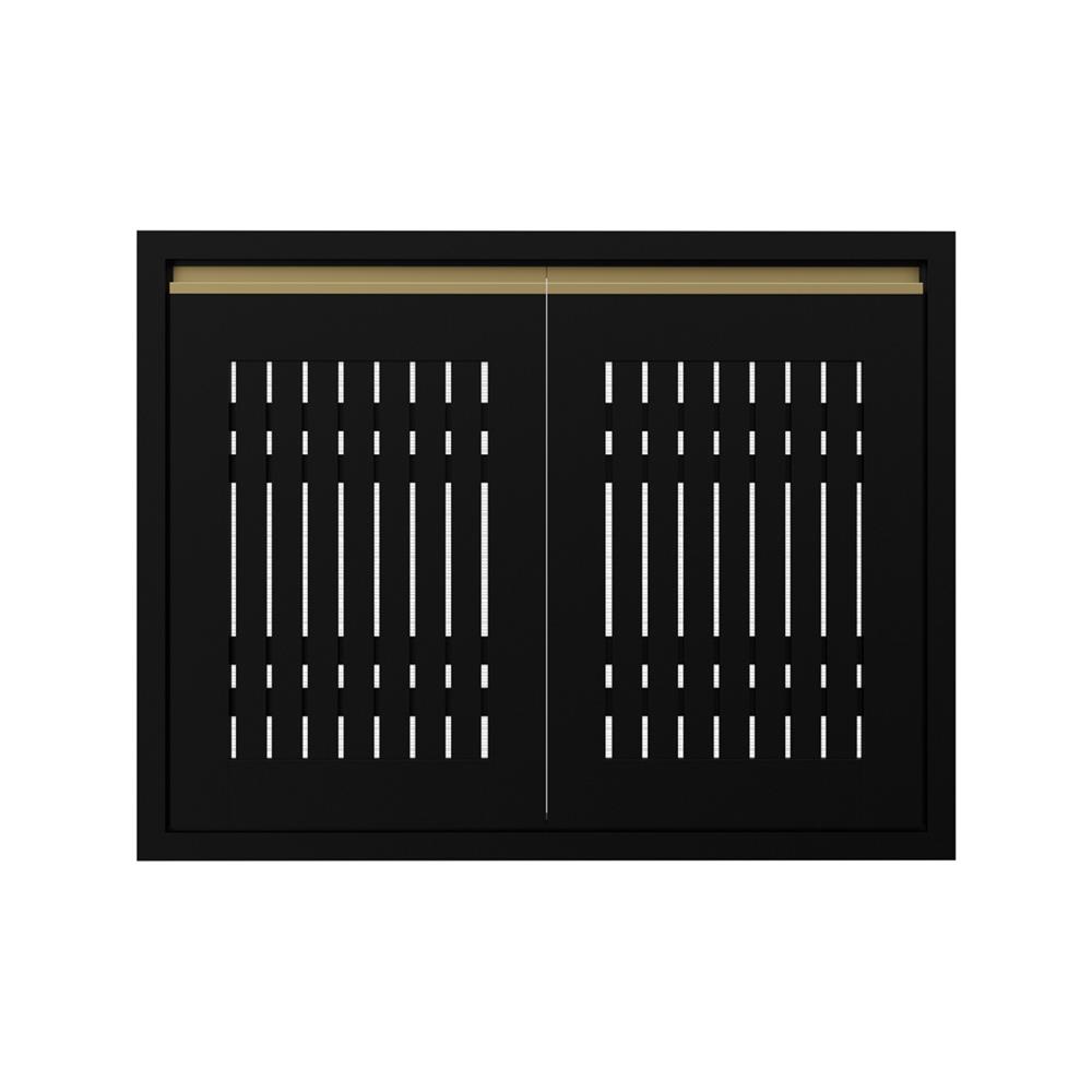 บานซิงค์คู่ระแนง JUPITER JUVENTAS 87x67 ซม. สีดำ