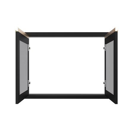 บานซิงค์คู่ระแนง JUPITER JUVENTAS 87x67 ซม. สีดำ_1