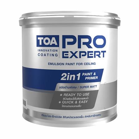 สีน้ำทาฝ้า ชนิดด้าน PRO EXPERT CEILING PM888 สีขาว...