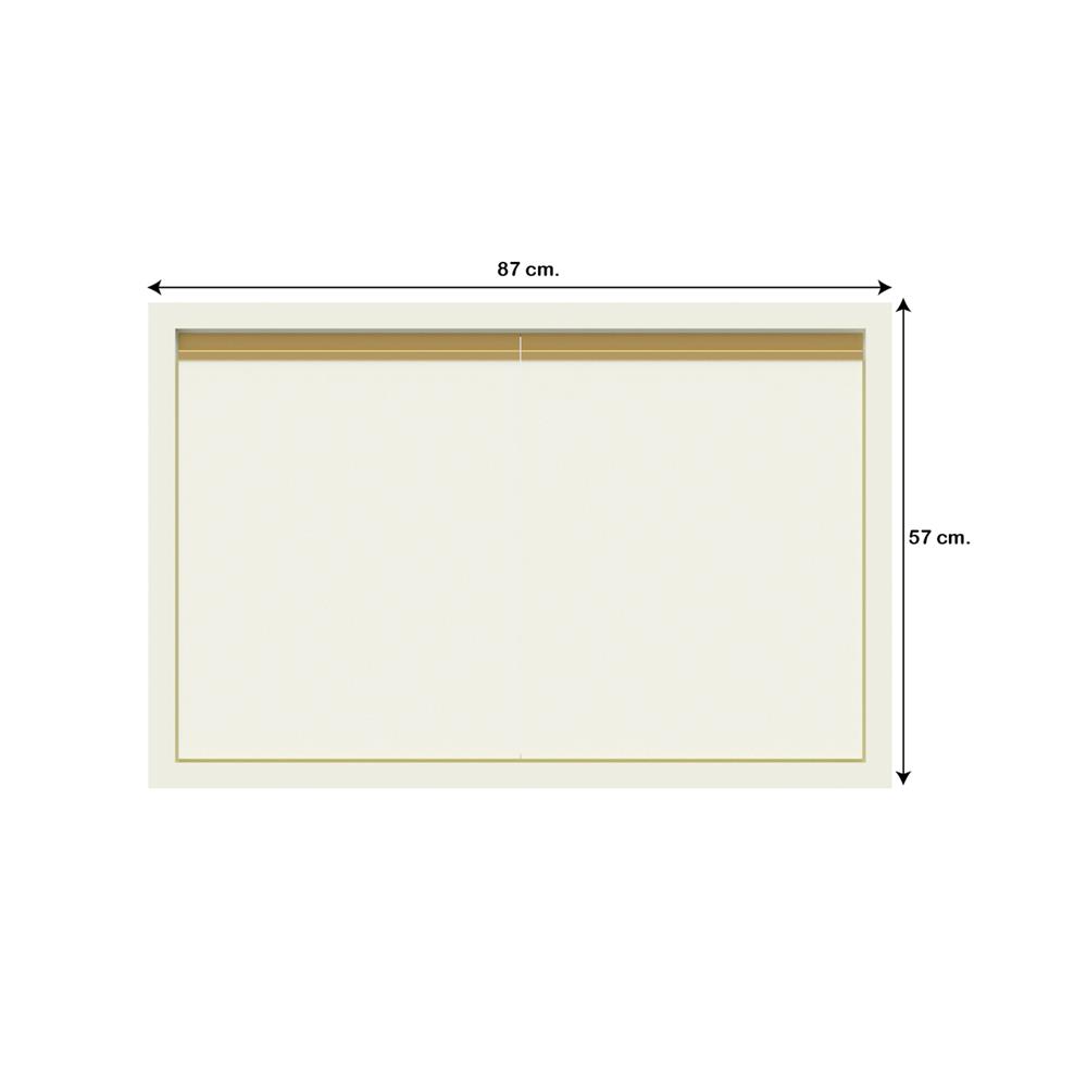 บานใต้เตาเรียบ JUPITER JUVENTAS 87x57 ซม. สีขาว