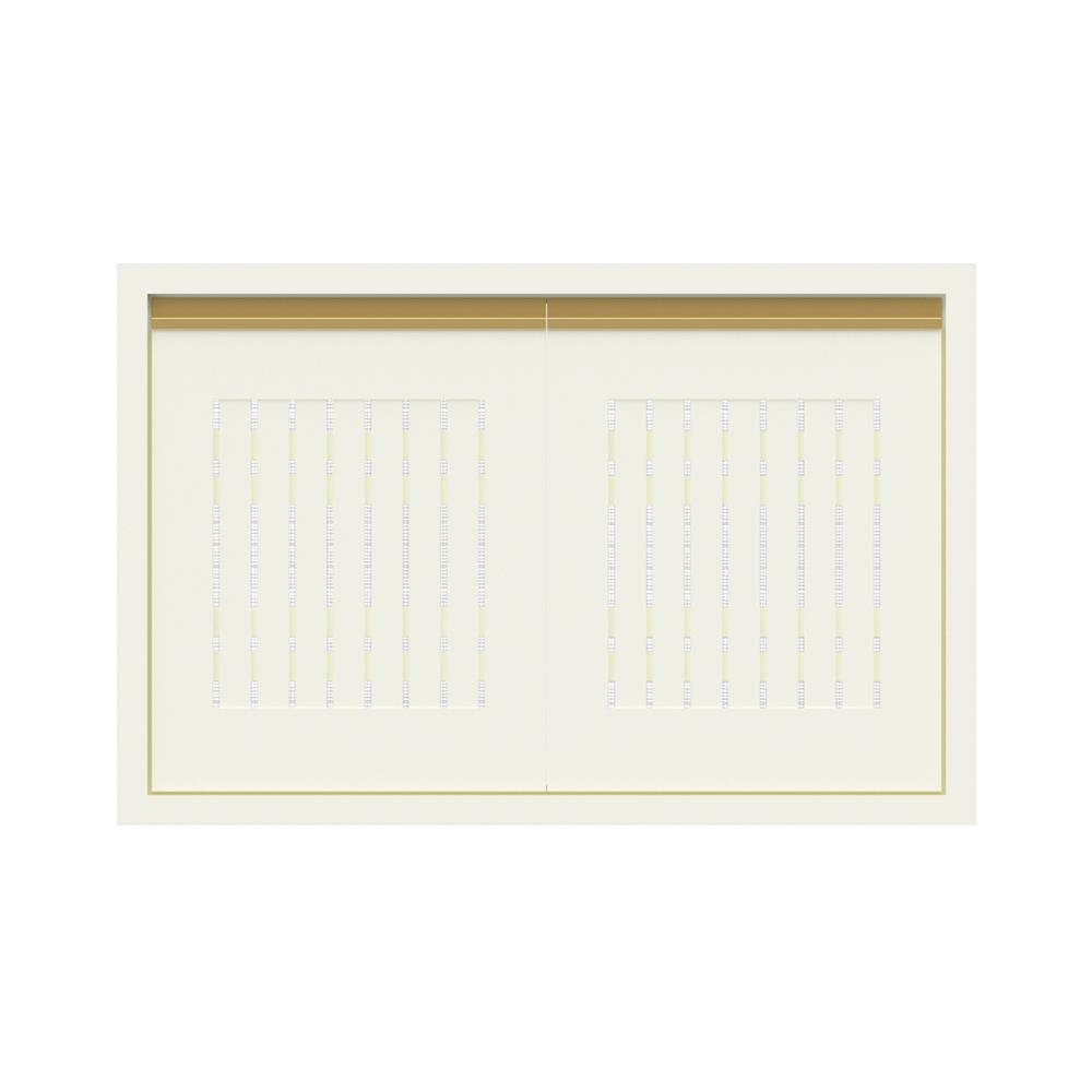 บานใต้เตาตะแกรง JUPITER JUVENTAS 87x57 ซม. สีขาว