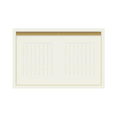 บานใต้เตาตะแกรง JUPITER JUVENTAS 87x57 ซม. สีขาว_0