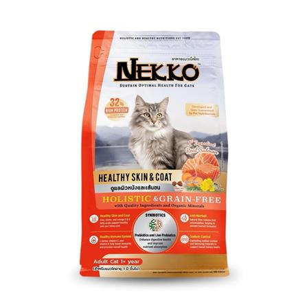 อาหารแมว NEKKO HEALTHY SKIN AND COAT 370 ก._0