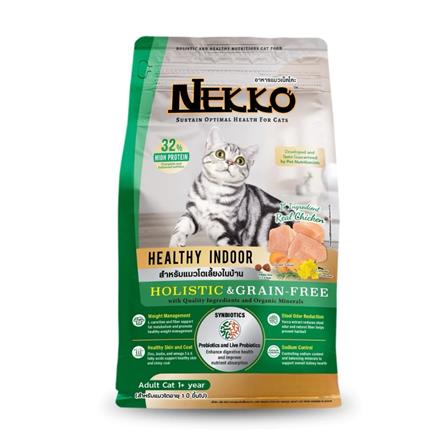 อาหารแมว NEKKO HEALTHY INDOOR 1.2 กก._0