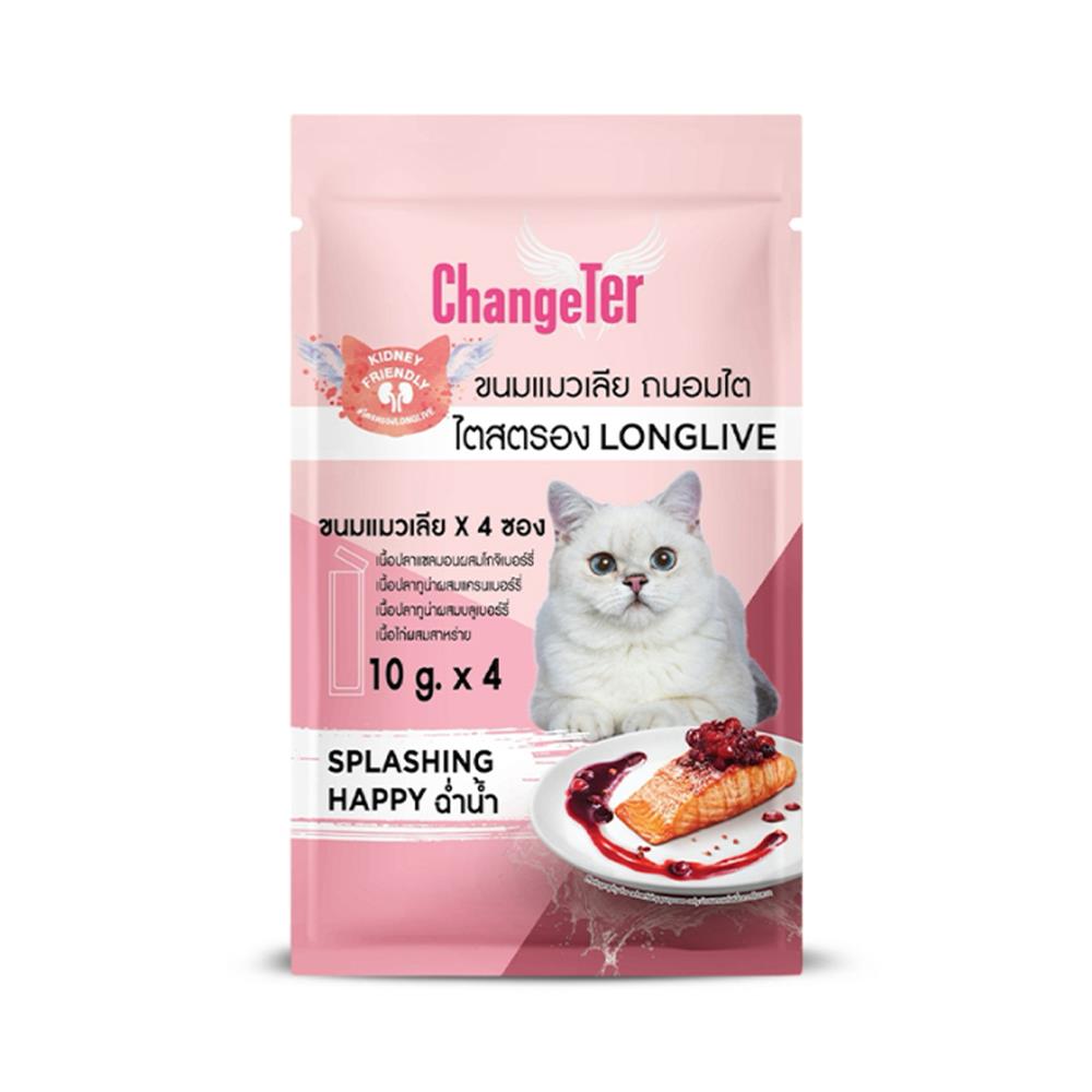 ขนมแมวเลีย CHANGETER TASTY MOUSSE VARIETY BERRY 40 ก.