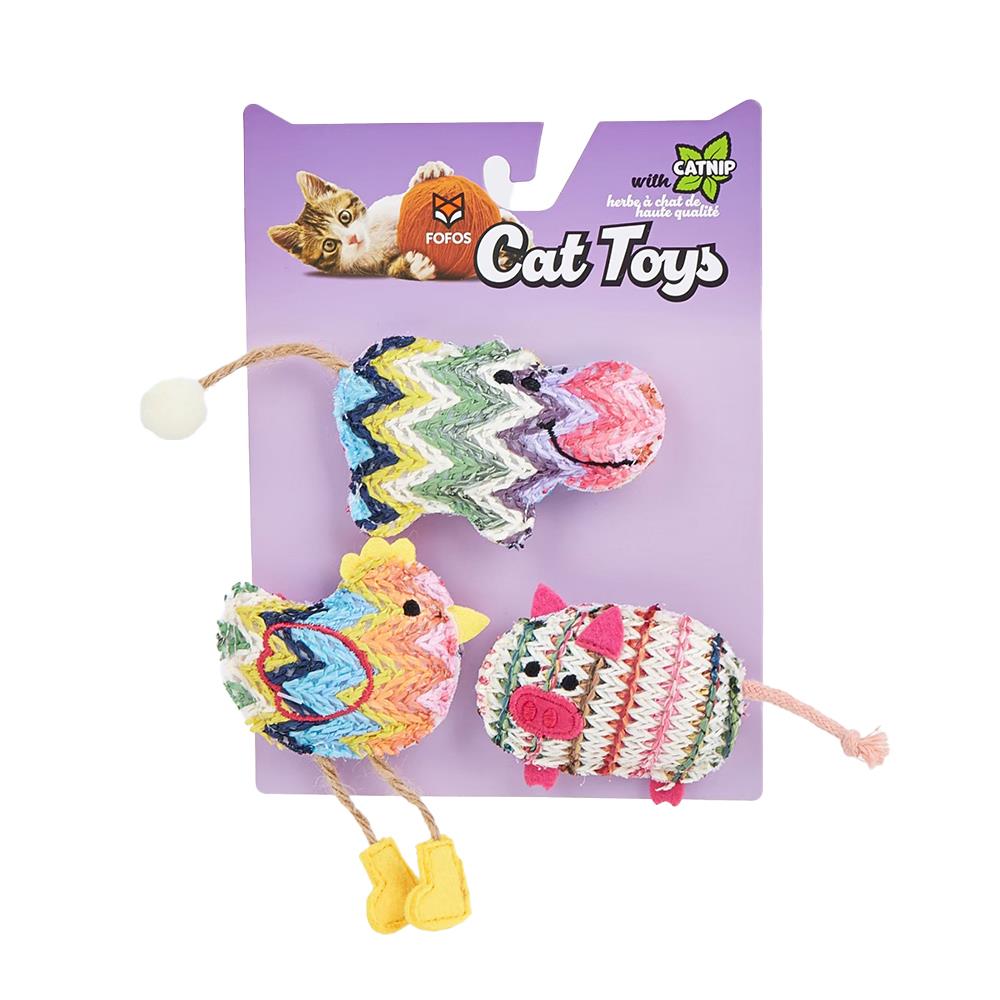ของเล่นแมว FOFOS INTERACTIVE CHIC CAT TOY (ชุด 3 ชิ้น)