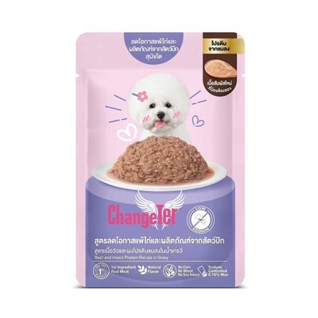 อาหารเปียกสุนัข CHANGETER โปรตีนแมลง 70 ก._0
