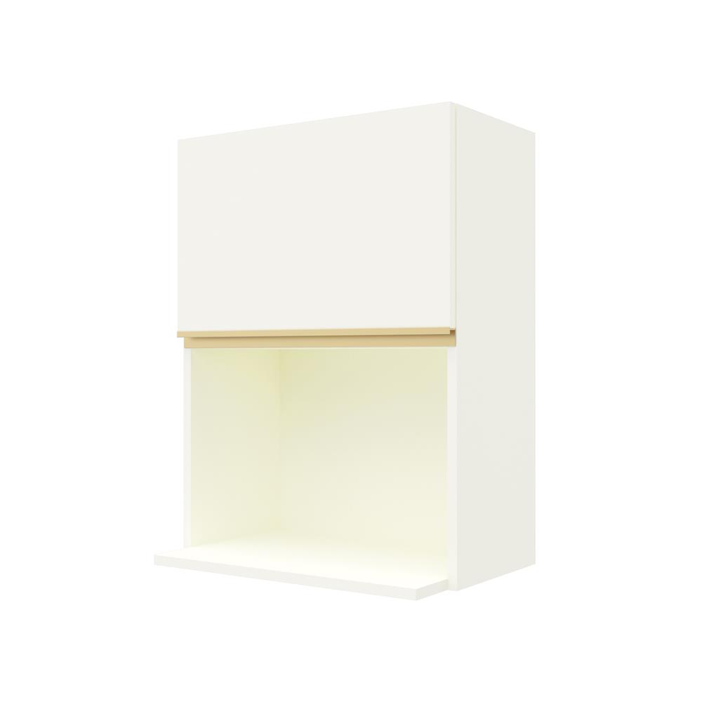 ตู้แขวนไมโครเวฟเรียบ JUPITER JUVENTAS 80x60 ซม. สีขาว