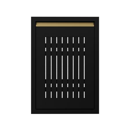 บานซิงค์เดี่ยวระแนง JUPITER JUVENTAS 47x67 ซม. สีดำ_0